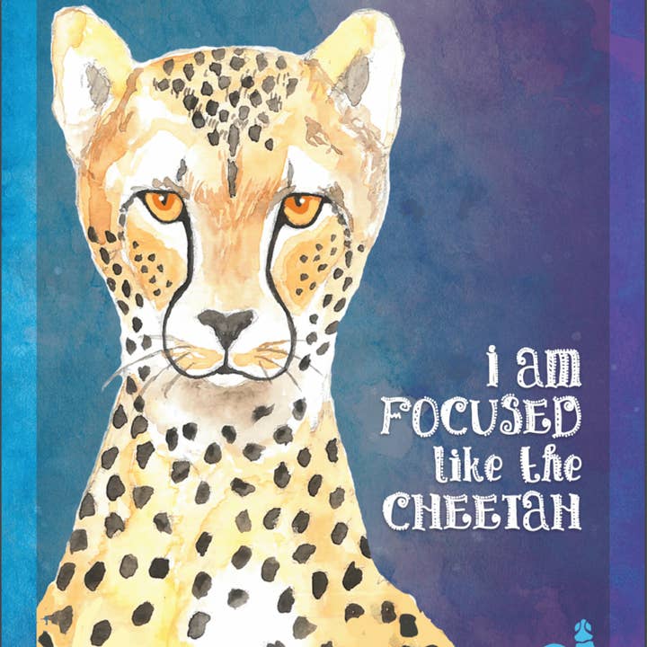 PÓSTER CHEETAH - arte de afirmación animal para venta al por mayor de Little Luminaries