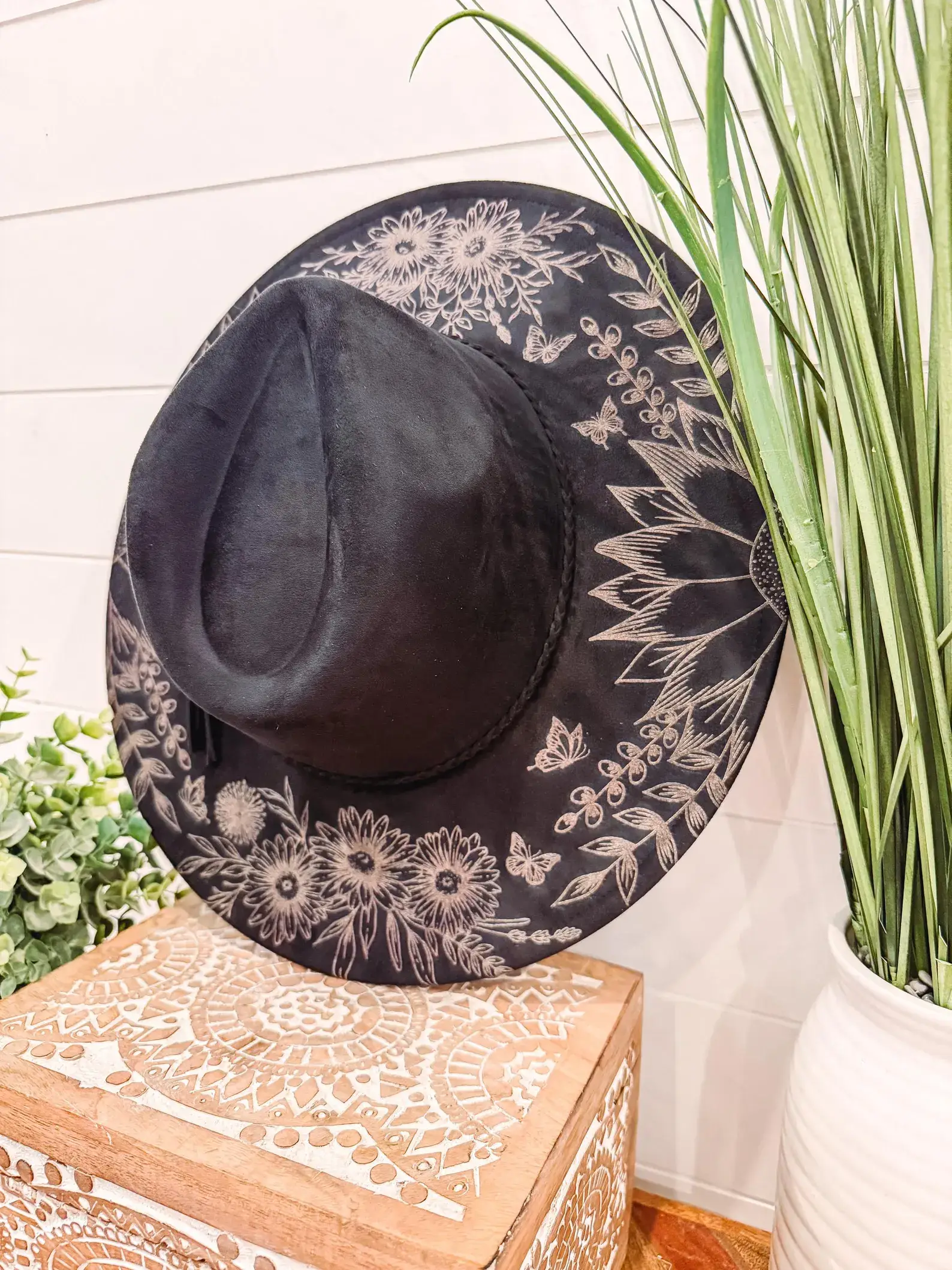 Willie & Dolly Designs – wholesale Fedora – Women’s – Floral Print Hat2