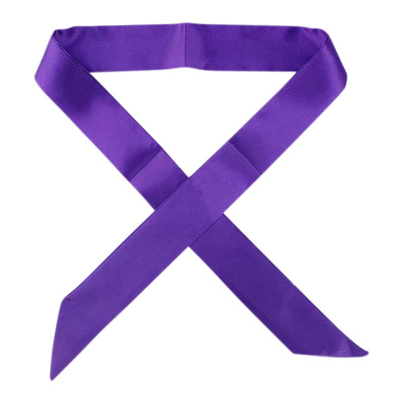 Gemelli - Wholesale Pendant/Charm Necklace - Solid Purple Satin Scarf - Create your own33