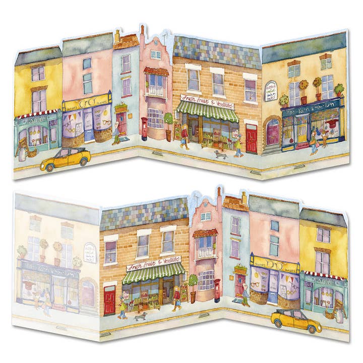 Rue du Marché, Carte Double pour la vente par Emma Ball Ltd