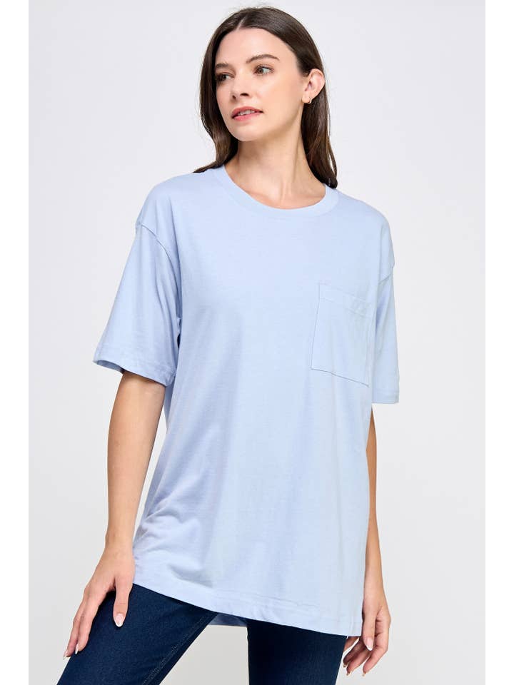 Honestee - Wholesale T-Shirt (Graphic) - Women's - Blank Short Sleeve T-Shirt with Chest Pocket8