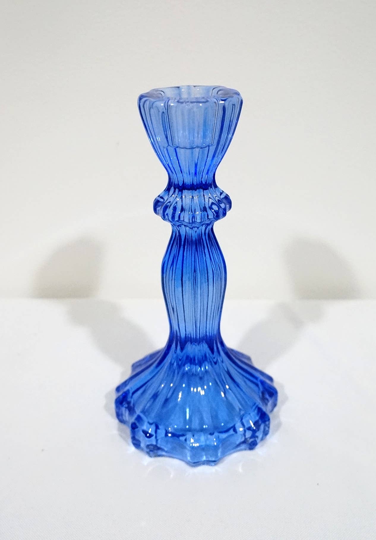 Sweet Home Deco - Wholesale Candle Holder - Glass Candlestick Holder, Taper Candle Stand, Tabletop Decor24