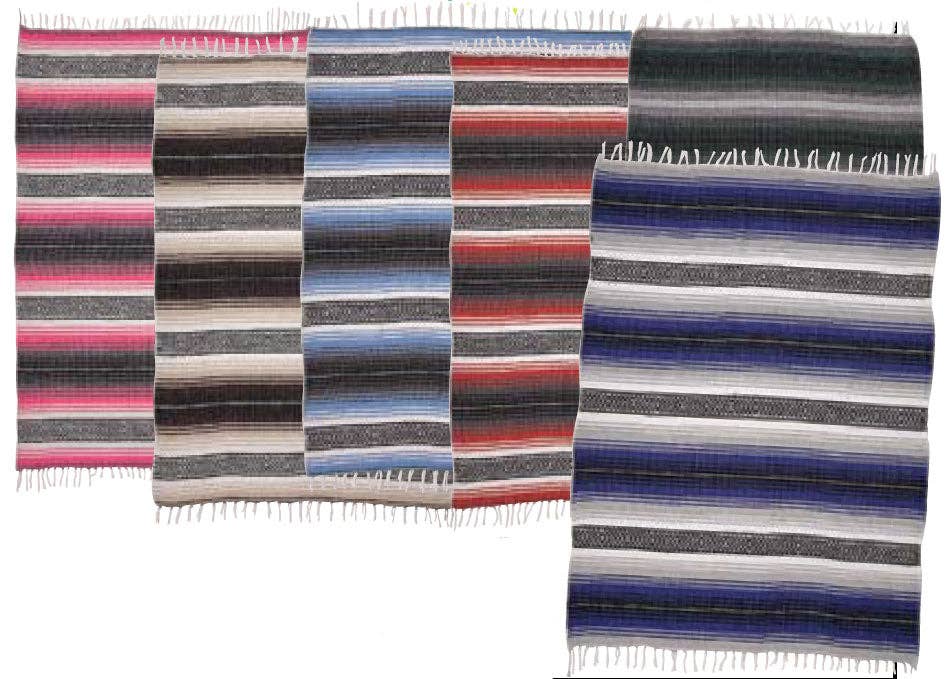 El Paso Saddleblanket - Venta al por mayor Mantas de sofá - Paquete de 20 Mantas Falsas Económicas de México, ¡Solo $6.75 cada una!2