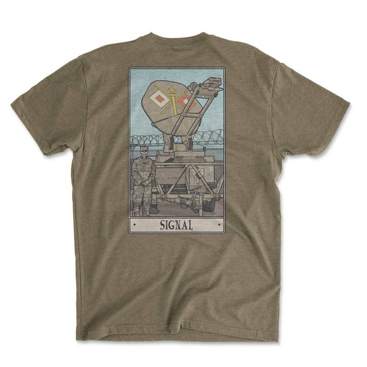 Maglietta segnale per la vendita all'ingrosso da parte di Platoon Daddy LLC