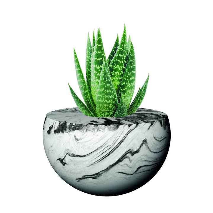 Maceta de mármol Polka para venta al por mayor de Les Pieds de Biche