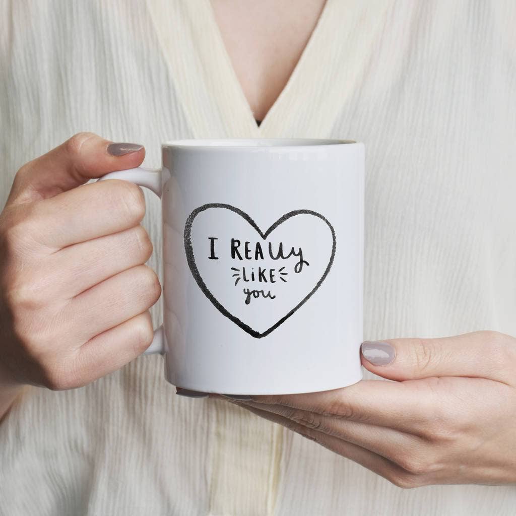 Ellie Ellie LTD - Wholesale Coffee Mug - 'I Really Like You' Mug2