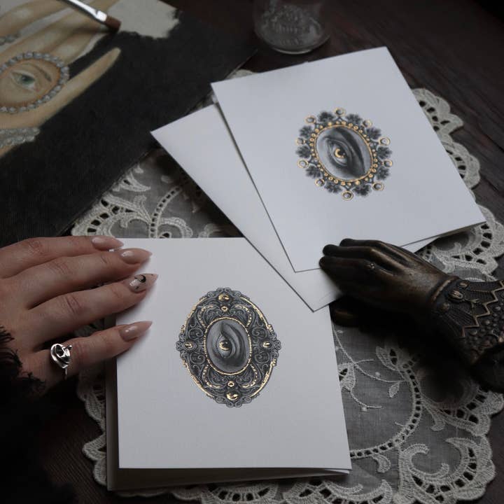 Open Sea - Wholesale Everyday Greeting Card - Oculus Four Foil Greeting Card2