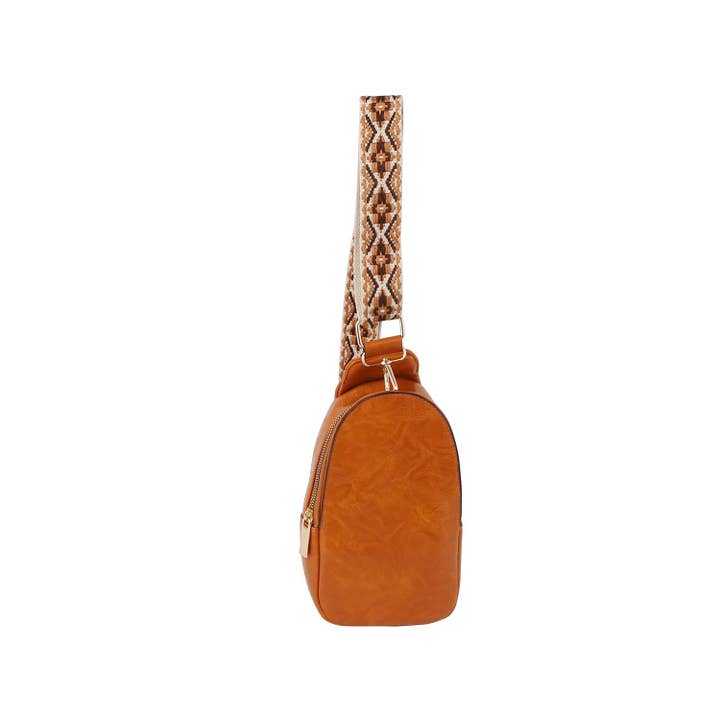 Handbag Factory Corp - Wholesale Crossbody Bag - Women's - Daily guitar strap leather sling bag