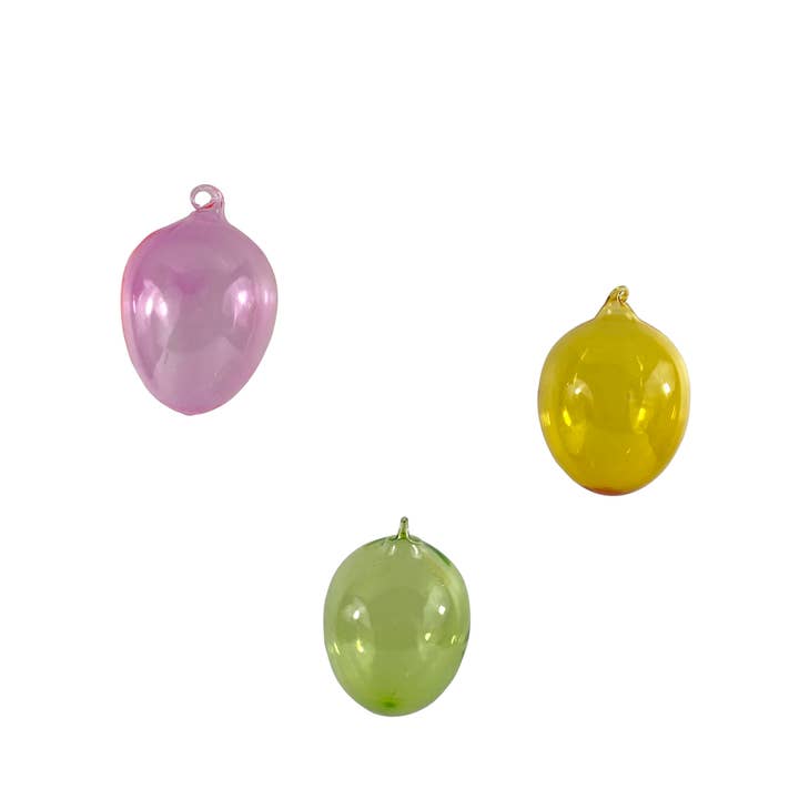 æg z.h., 3 farvede for engroshandel hos FW-Glas