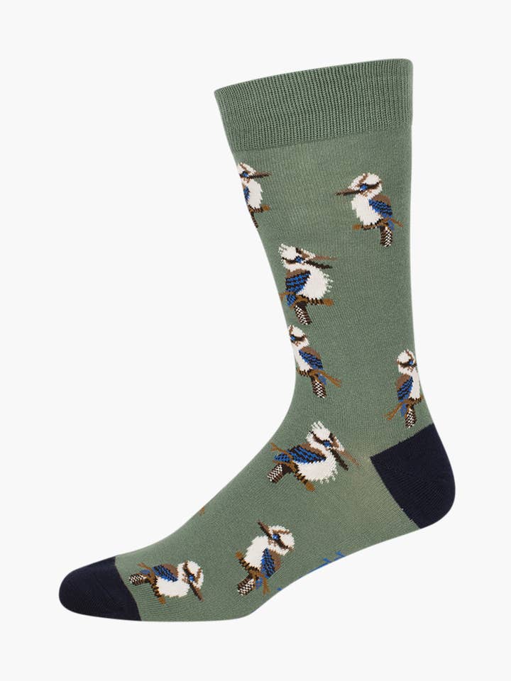 CALZINI DA UOMO KOOKABURRA IN BAMBÙ per la vendita all'ingrosso da parte di Bamboozld