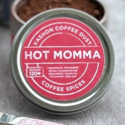 Hot Momma (cocoa, cayenne...) for wholesale by Vashon Island Coffee Dust