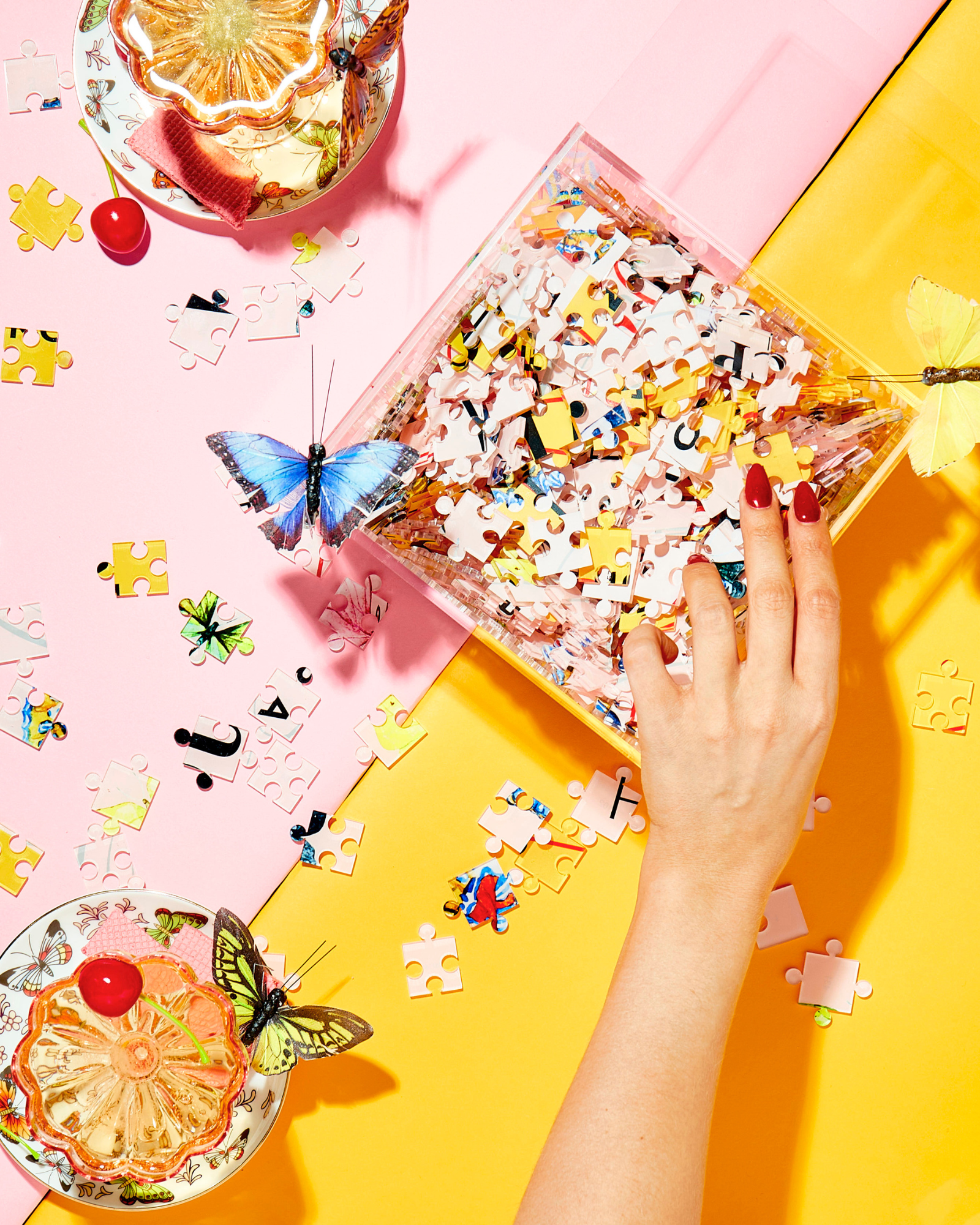 Tart By Taylor - Wholesale Puzzle - Adult - Rose Butterfly Acrylic Puzzle6