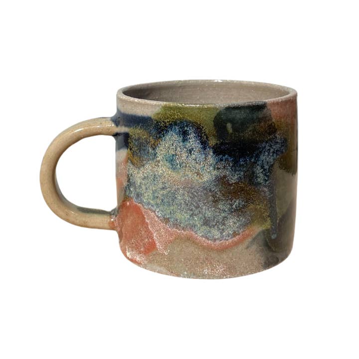 Mixed Glaze Mug for wholesale by Paige Mitchell