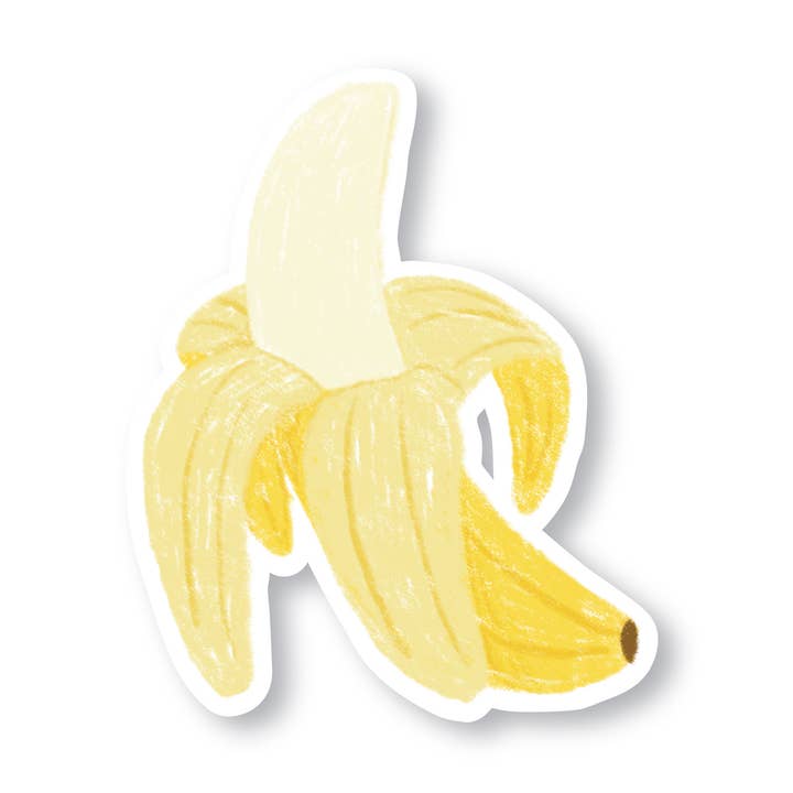 Aimant résistant aux intempéries banane pour la vente par Finch and Flourish Paper Goods