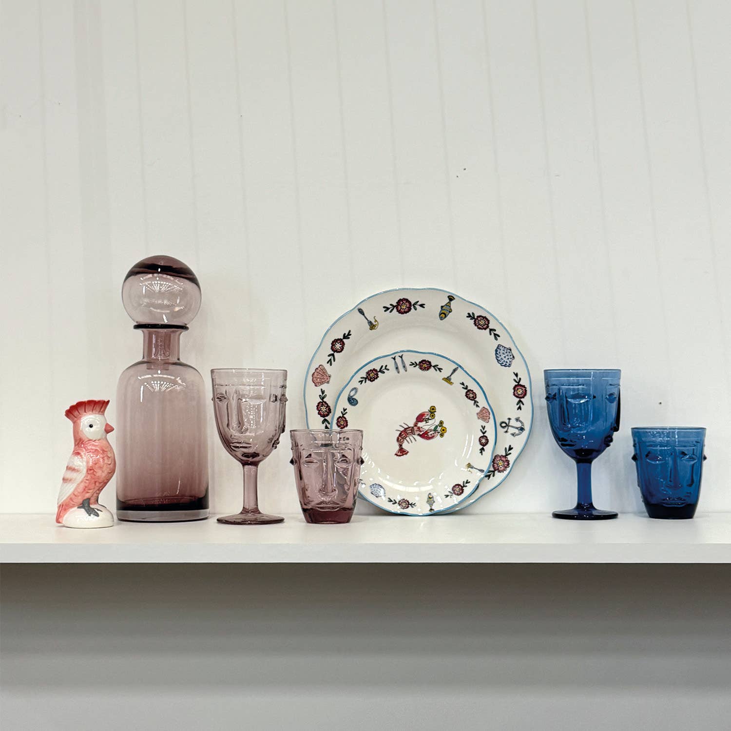 Opjet Paris - Wholesale Decorative Tabletop Object - Pink parrot soliflore small L6.5 W5 H13cm1