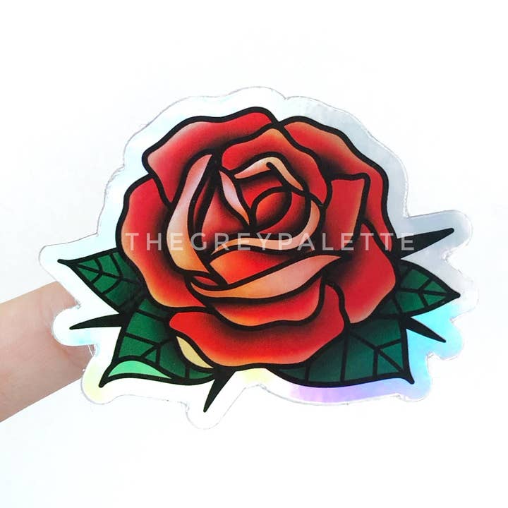 Pegatina rosa holográfica para venta al por mayor de The Grey Palette