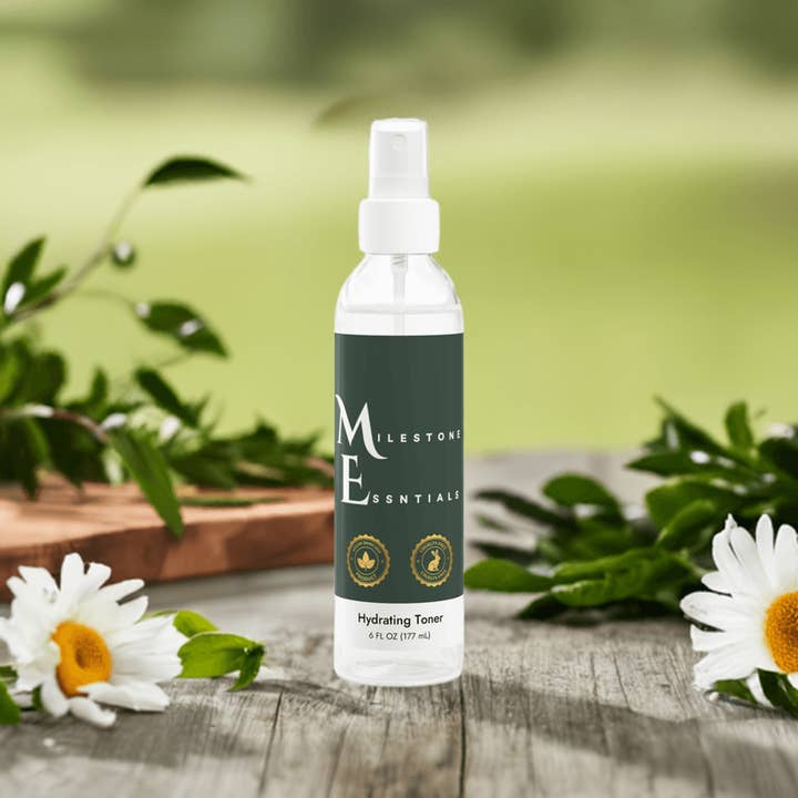 100% Vegan Hydrating Toner with Hyaluronic Acid - 6 fl. oz for wholesale by Milestone Essentials