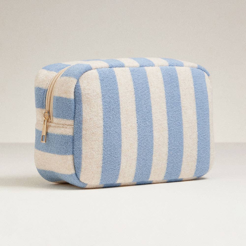 Sensibling Corp. - Wholesale Makeup/Cosmetic Bag - Striped Pattern Cosmetic Pouch Bag5