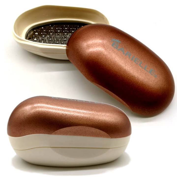 Barielle Portable Oval Clamshell Foot File / Foot Rasp for wholesale by Barielle