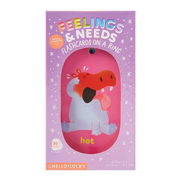 HELLO!LUCKY Feelings & Needs Flash Cards for wholesale by C.R. Gibson