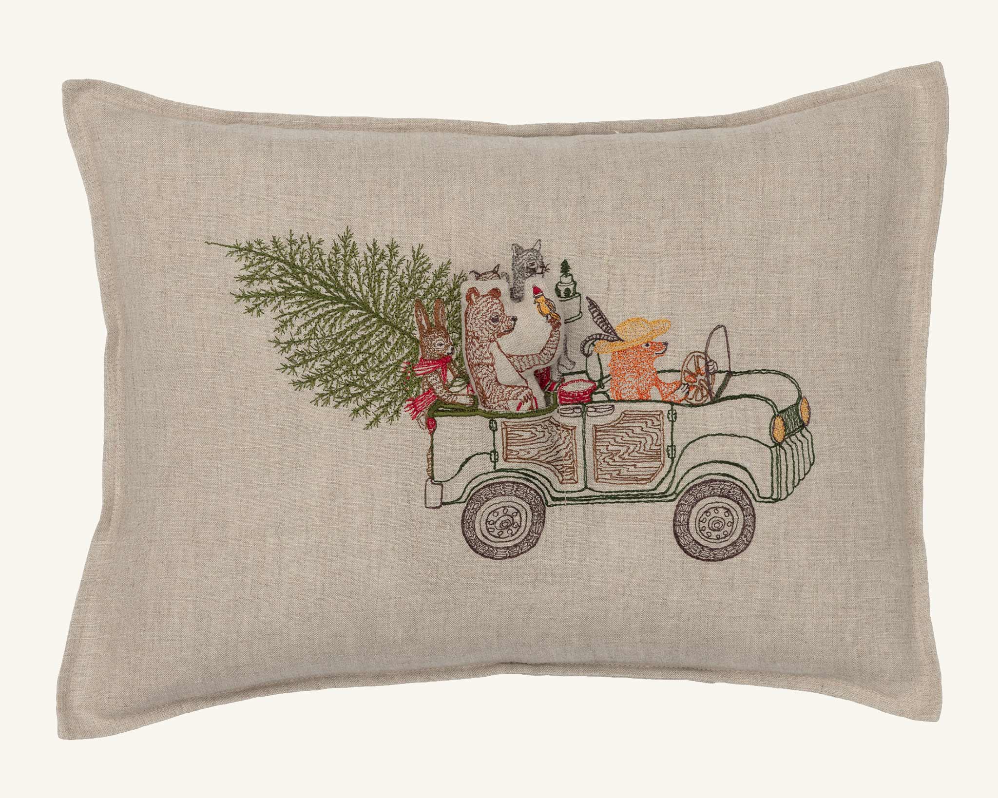 Coral & Tusk - Wholesale Throw/Decorative Pillow - Christmas Tree Car Pocket Pillow6