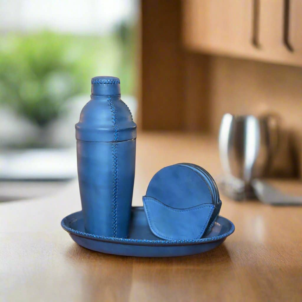 Bati Goods - Wholesale Cocktailshaker - Coctelera | Cocktailshaker met Jigger van leer6