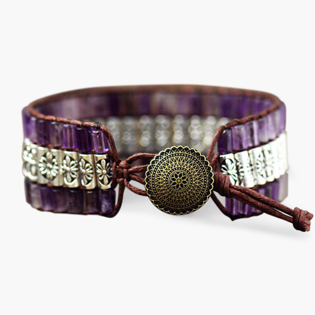 Cape Diablo - Wholesale Beaded Bracelet - Antique Amethyst Bracelet7