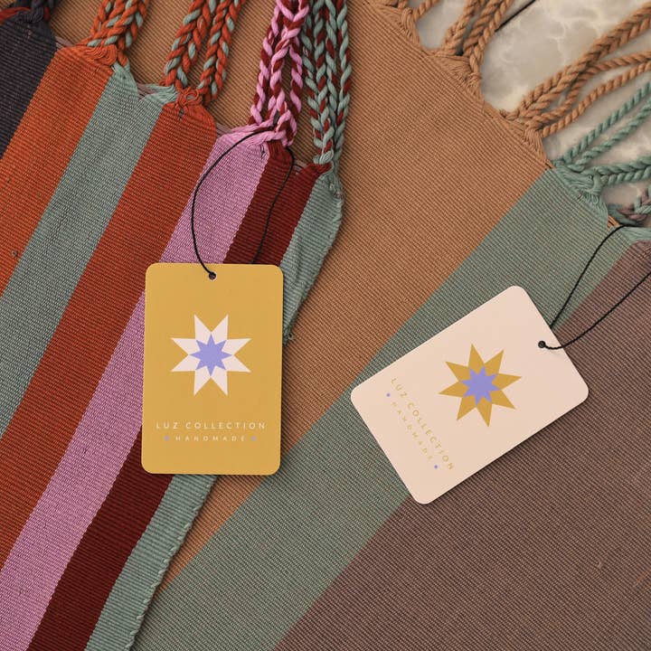 LUZ Collection - Wholesale Tote Bag - Women's - Las Rayas Tote Hand Woven in Chiapas - Gingham Bright2