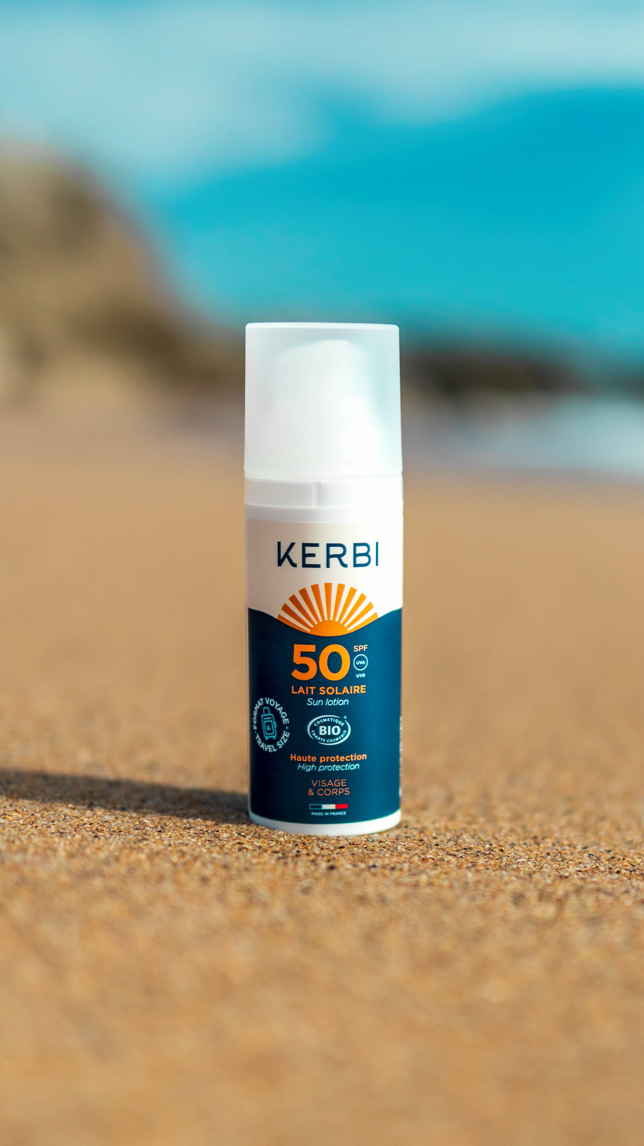 KERBI - Wholesale Sunscreen - Organic Natural Sunscreen - SPF50 - 50g1