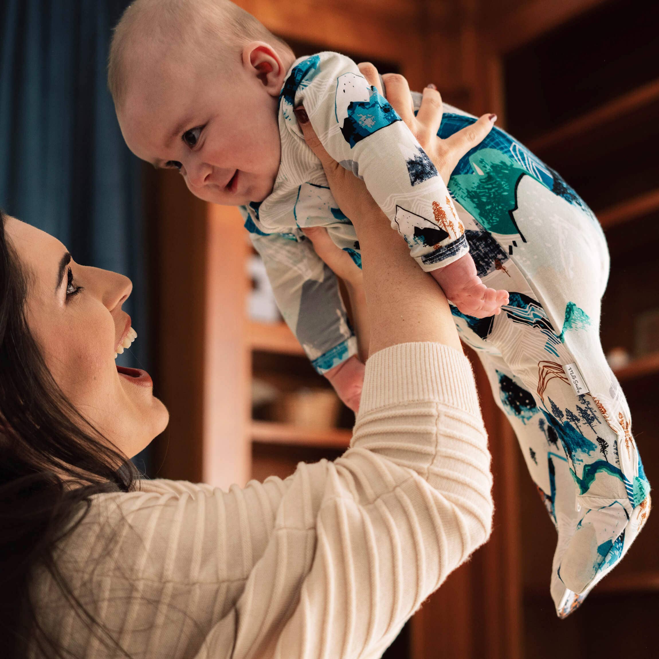 Milk Snob - Wholesale Sleepsuit - Baby - ROCKY MOUNTAINS FOOTED JAMMIES3