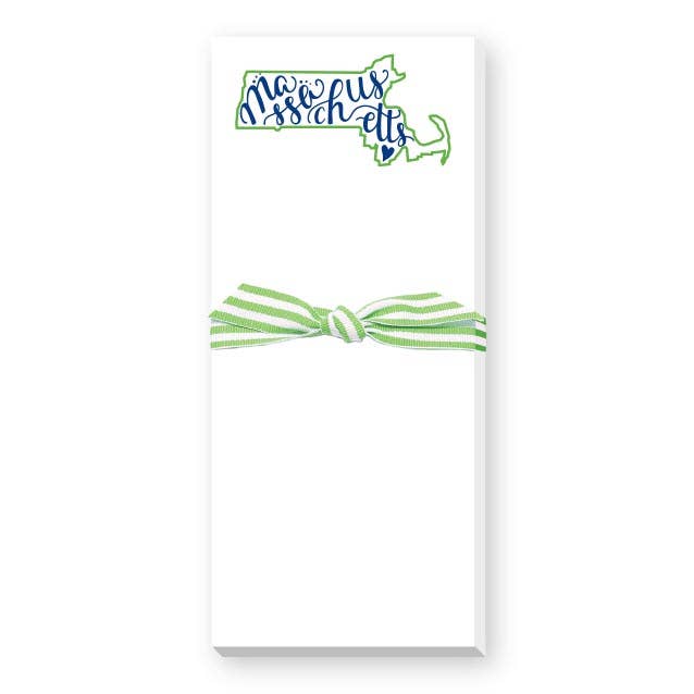 Donovan Designs – Bloco de notas por atacado – BLOCO DE NOTAS SKINNIE DE ESTADO COM LETRAS À MÃO0