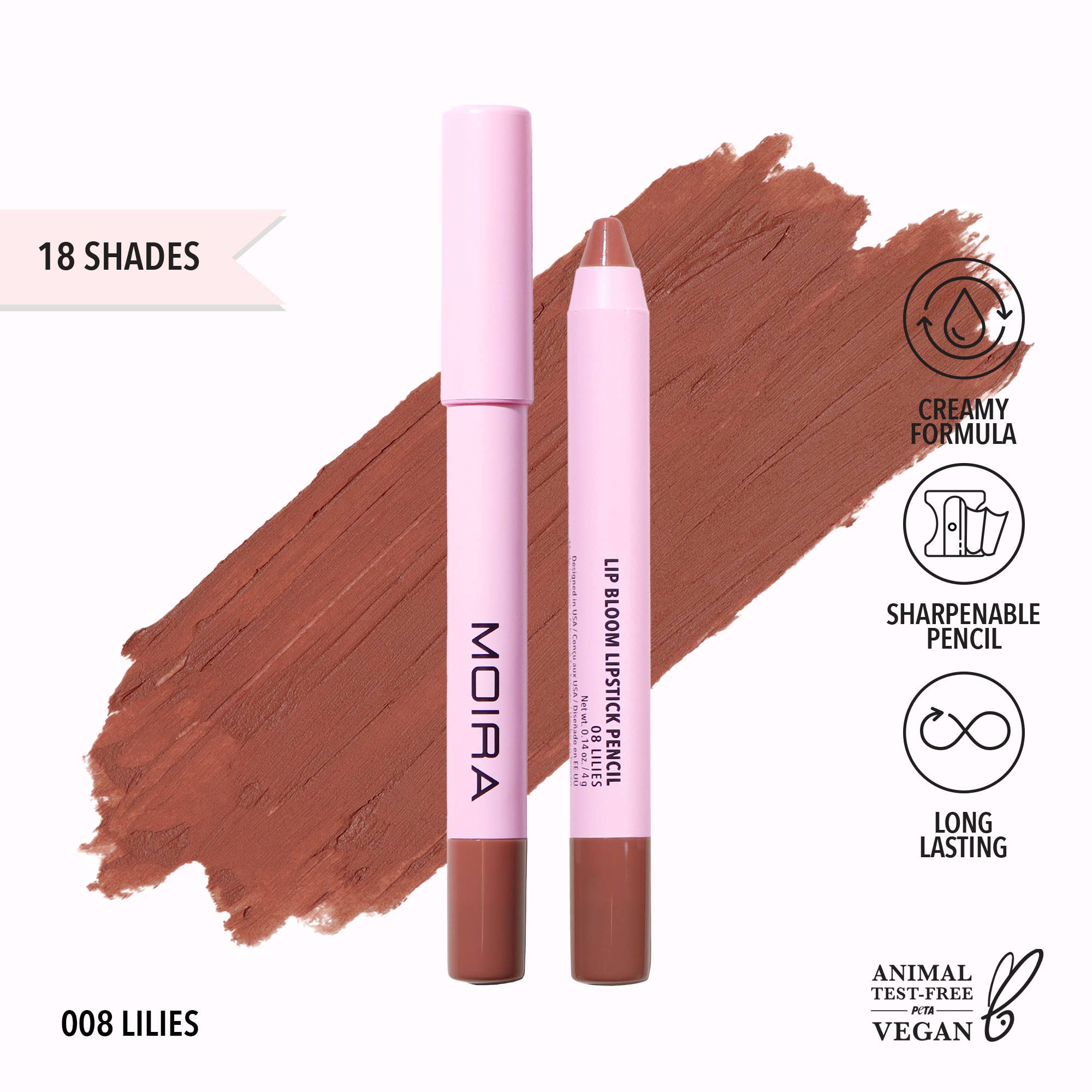 Moira Cosmetics - Wholesale Lipstick - Lip Bloom Lipstick Pencil7