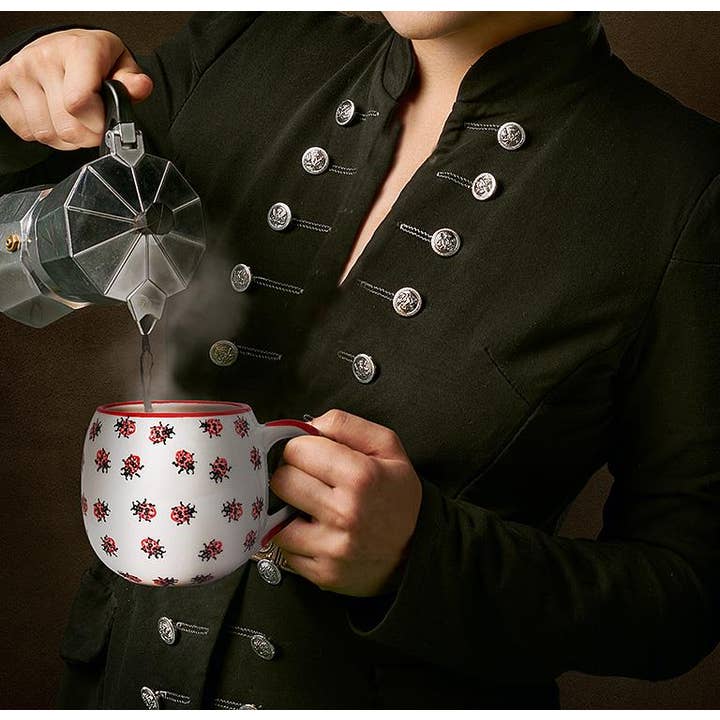 Abbott - Wholesale Coffee Mug - Allover Insect Ball Mug-5"L(16oz)