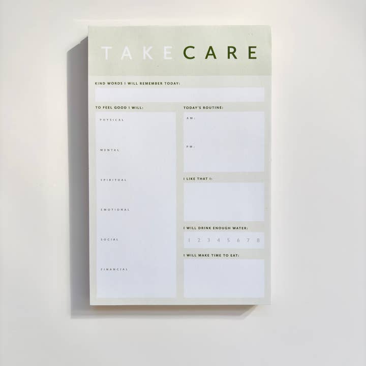 coux coux creative - Wholesale Notepad - Take Care Notepad (Medium)