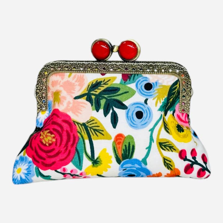 Kiki & Syds - Wholesale Clutch Bag - Women's - Kiki & Syds ON THE GO Credit Card Clutch-Garden Party Cream