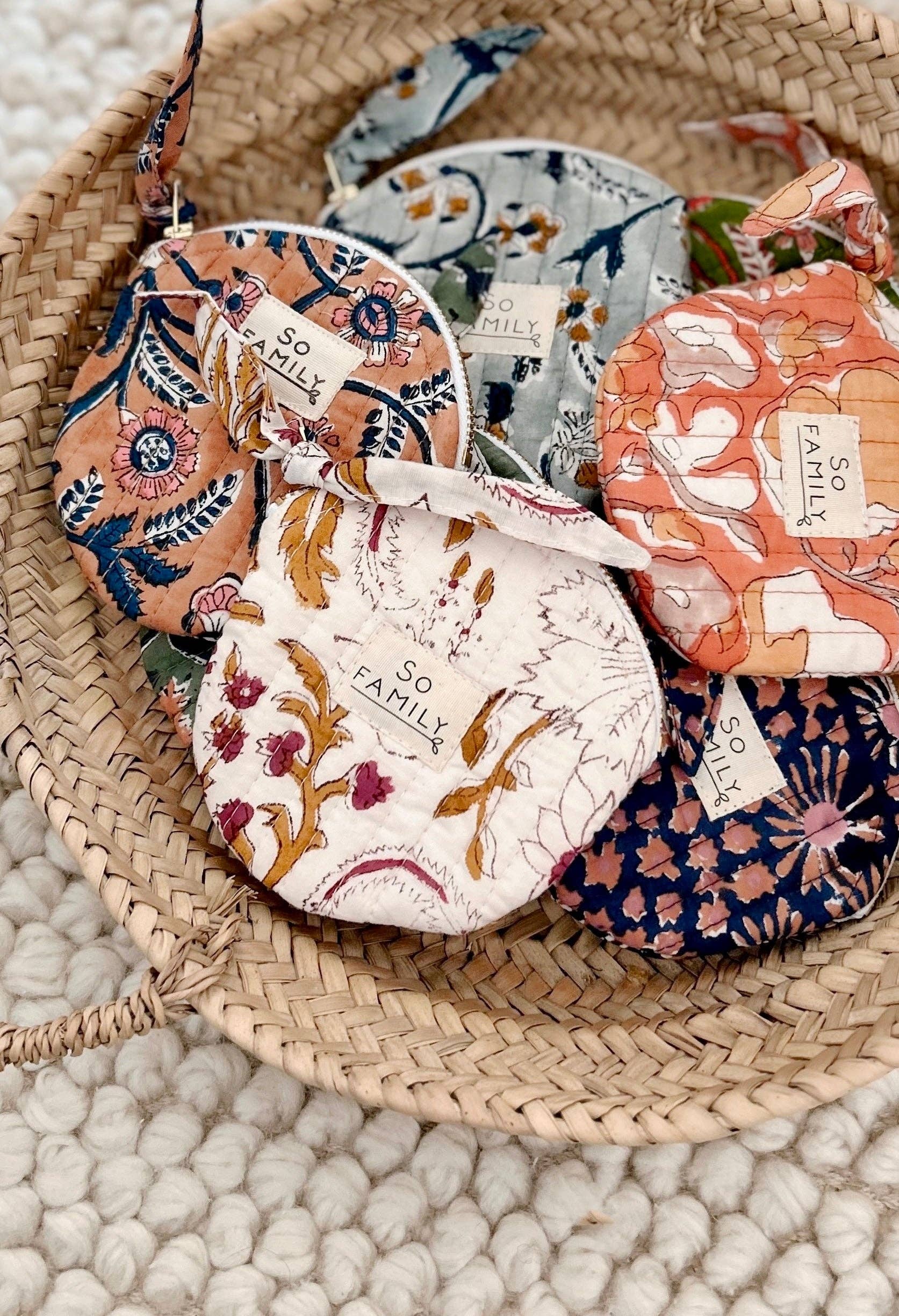 SO FAMILY - Vente Porte-monnaie – femme - Porte monnaie Cosmos Rouille1