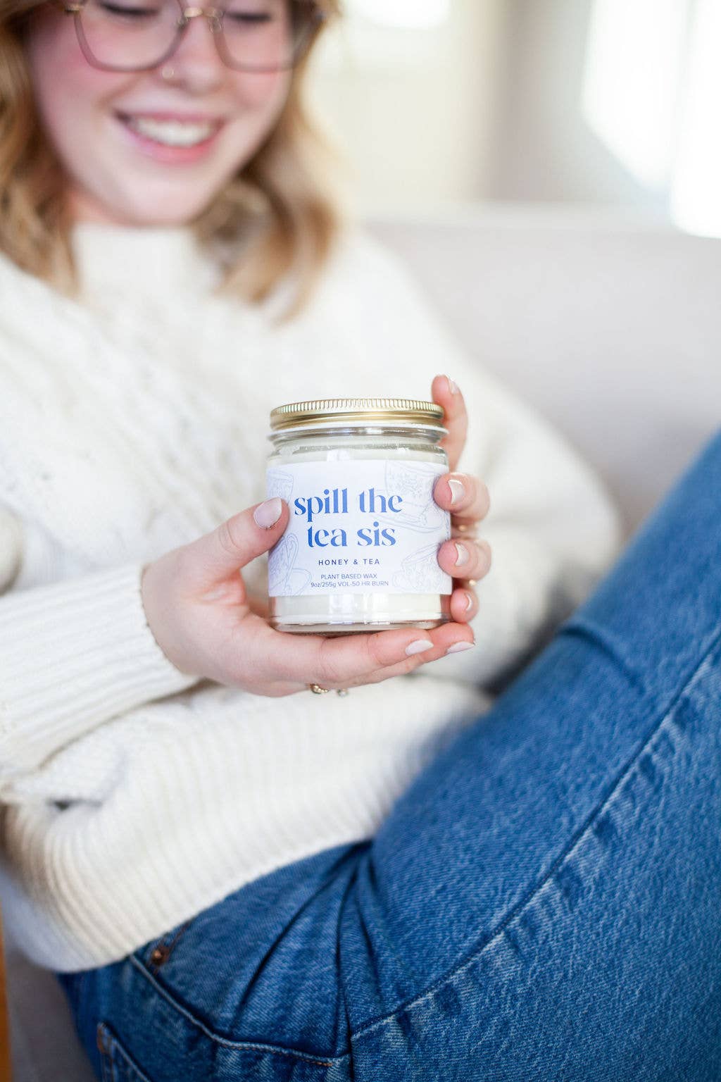 Austy Lou by Broken Top Brands – Engroshandel Glaslys – Spild Teen Søster 9oz Sojalys1