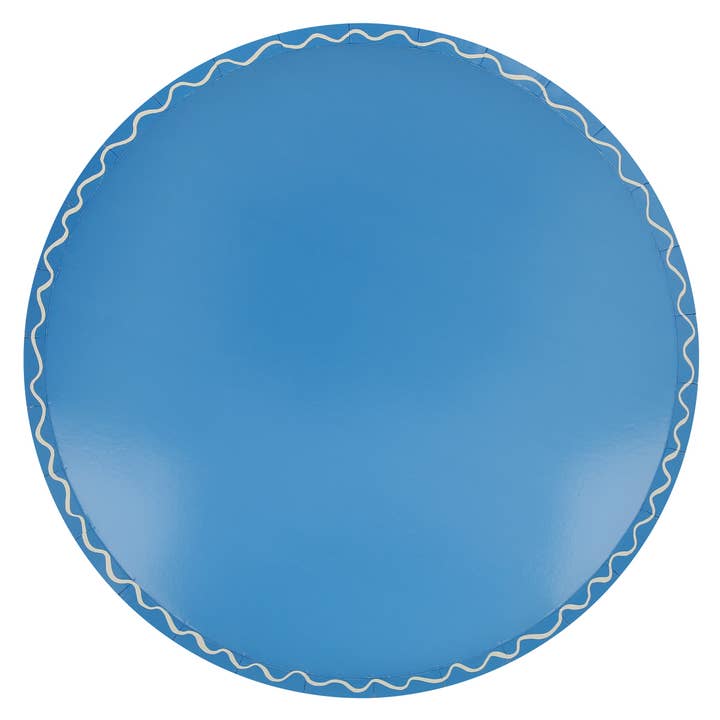 Meri Meri – wholesale Disposable plate – Mixed Wavy Line Dinner Plates9