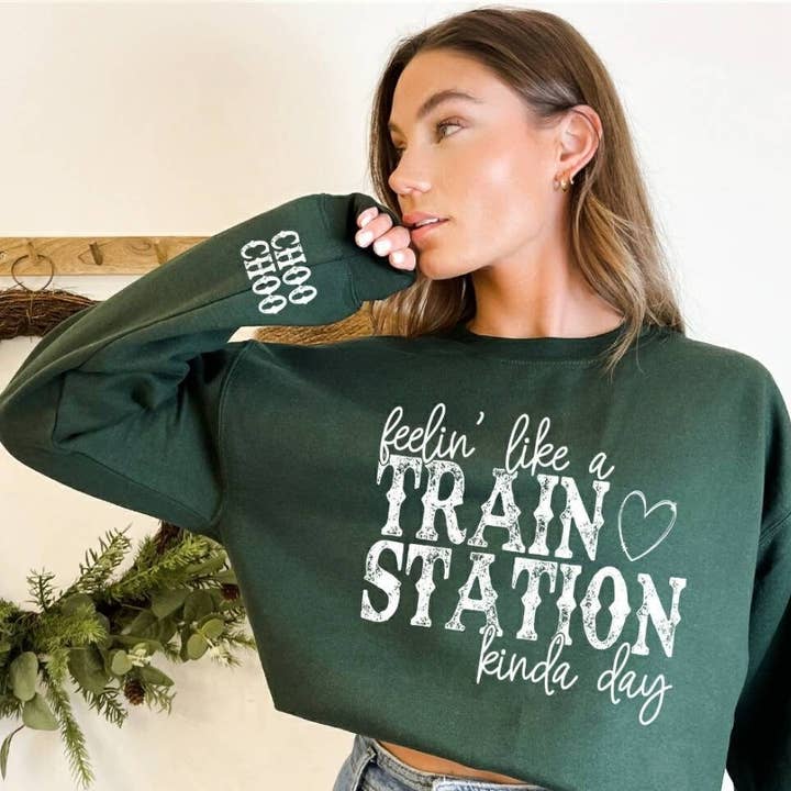 Train Station Kind of Day, Beth, Show Sweatshirt for wholesale by The Babe Cave Co