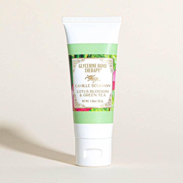 NEW! Lotus Blossom &Green Tea GLYCERINE HAND THERAPY™ 1.35oz for wholesale by Camille Beckman