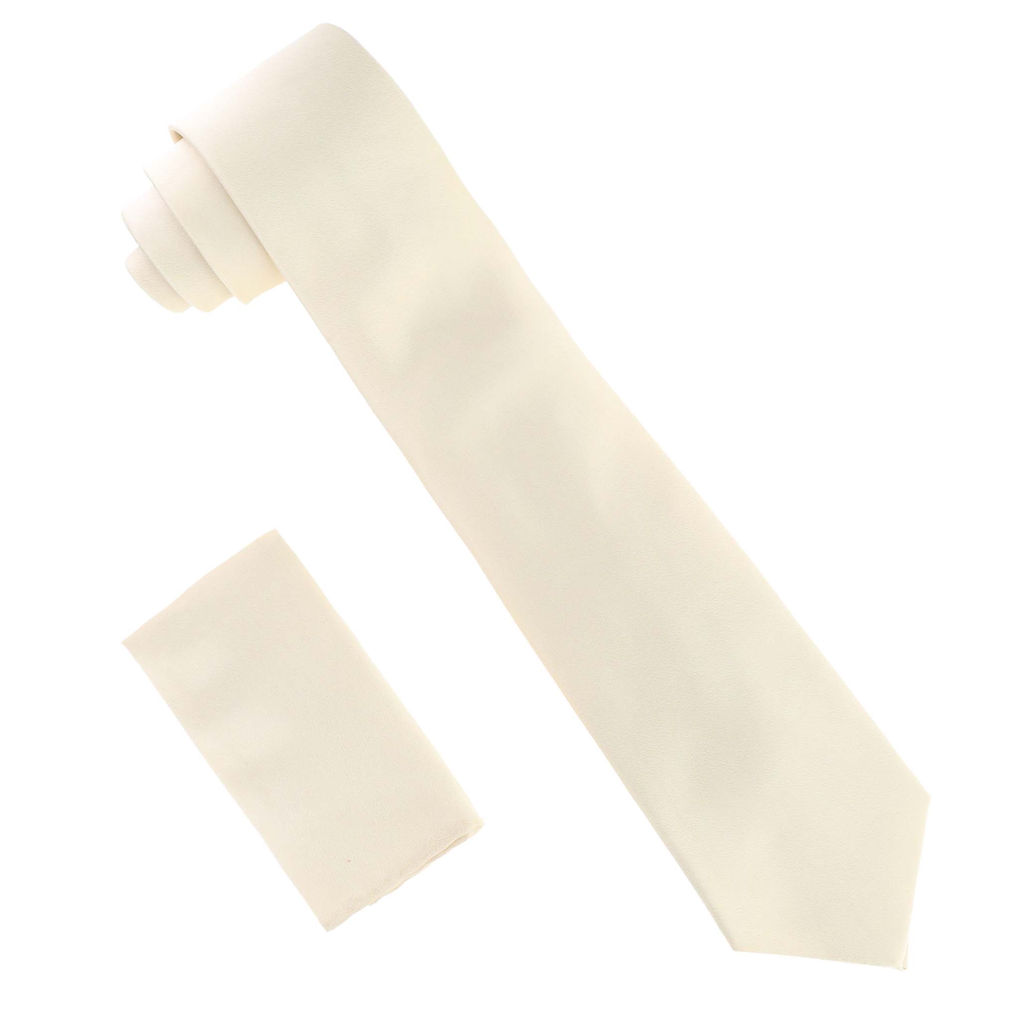 Dubal Brothers – wholesale Slipsar – Herr – Vittorio Farina Solid Satin slips & Pocket Square av Classy Manschettknappar1