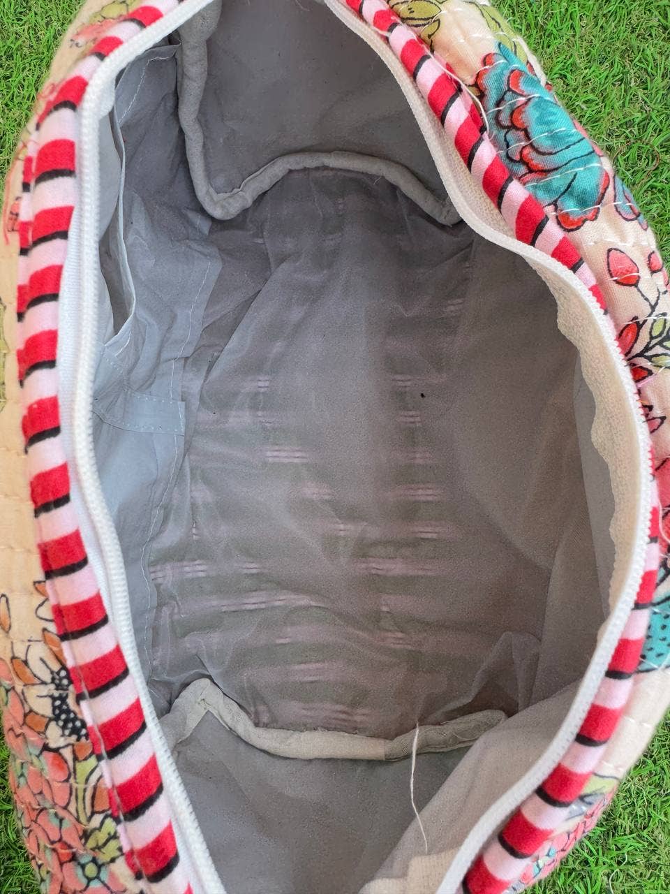 Bhawana Handicrafts - Wholesale Makeup/Cosmetic Bag - Bird Printed Beautiful Bag Cosmetic Bag Quilted Cotton Pouch4