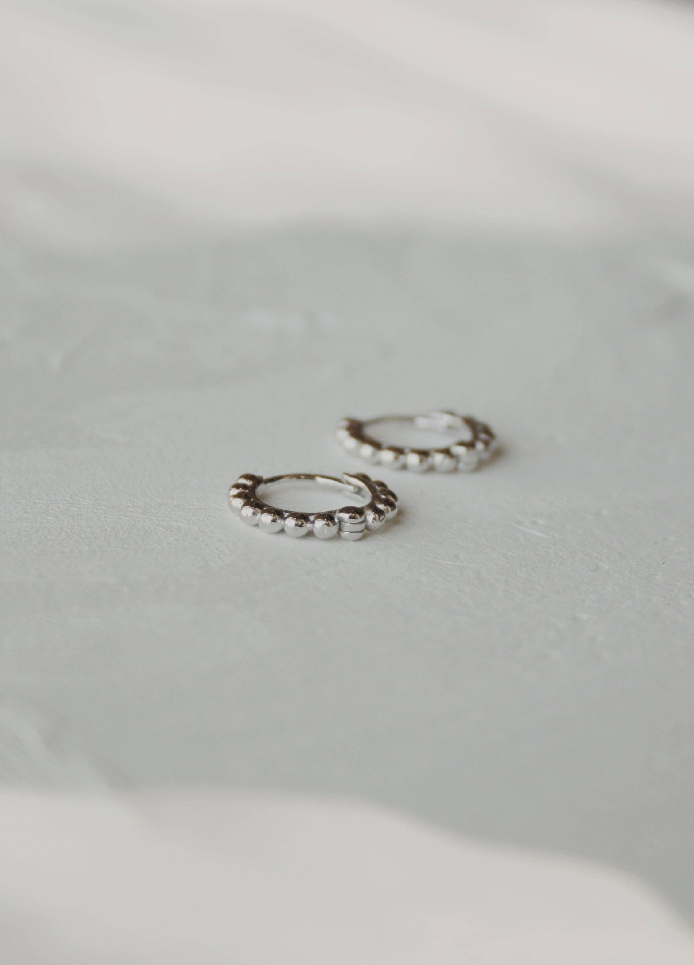 Olive Branch Jewelry & Co. - Wholesale Huggie Earrings - Sunny Bubble Huggie Hoop Earrings1