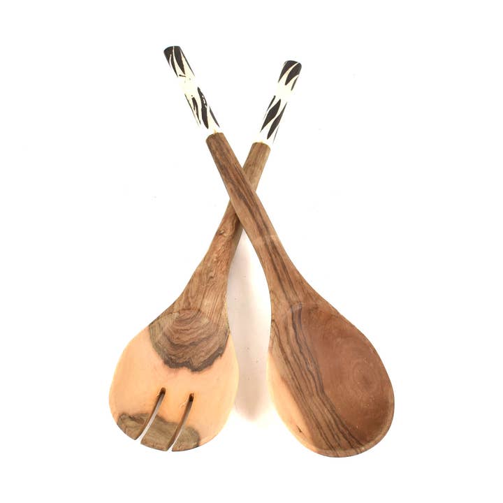 Bone Handle Serving Spoon Set Kenya for wholesale by Africa Direct