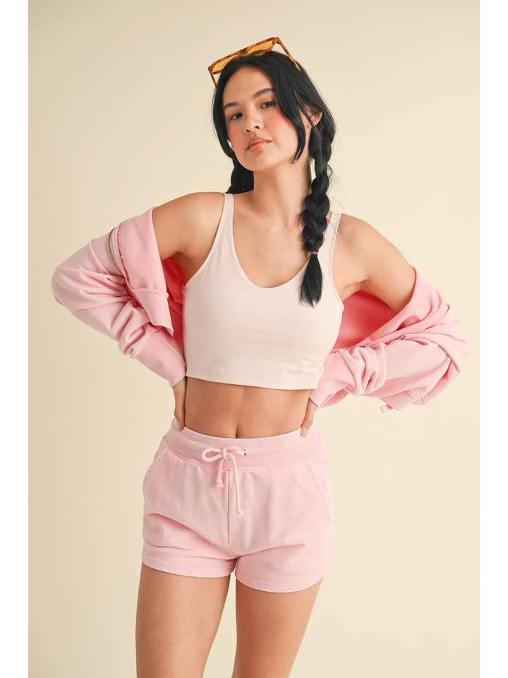 KIMBERLY C - Wholesale Korte broeken - Dames - Mineral Wash Shorts31