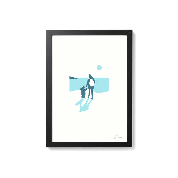 Take My Hand, I'll Show You The Way, A4 Screenprint for wholesale by OR8DESIGN