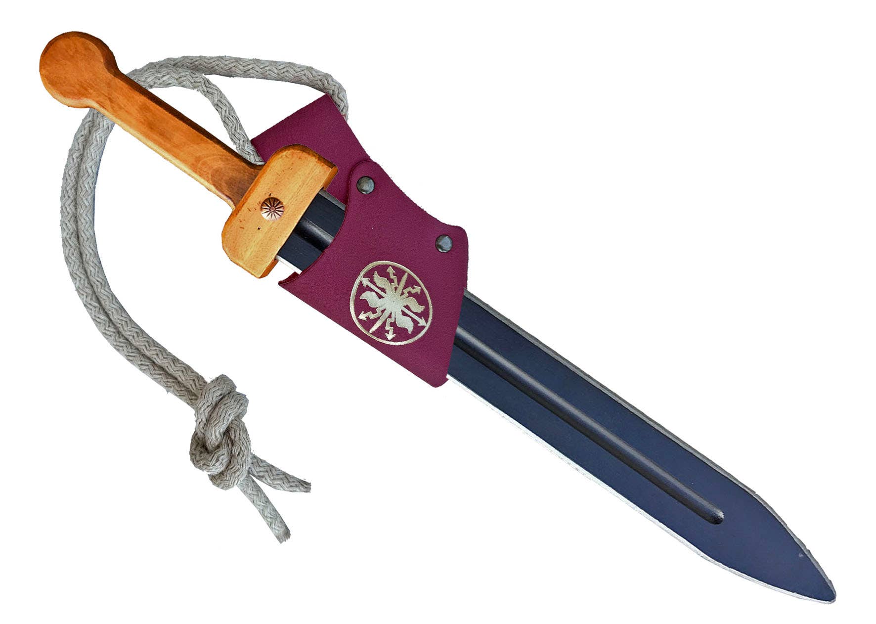 KALID MEDIEVAL - Wholesale Costume - Kids - KALIGULA SWORD LEATHER SHEATH - ST164K3