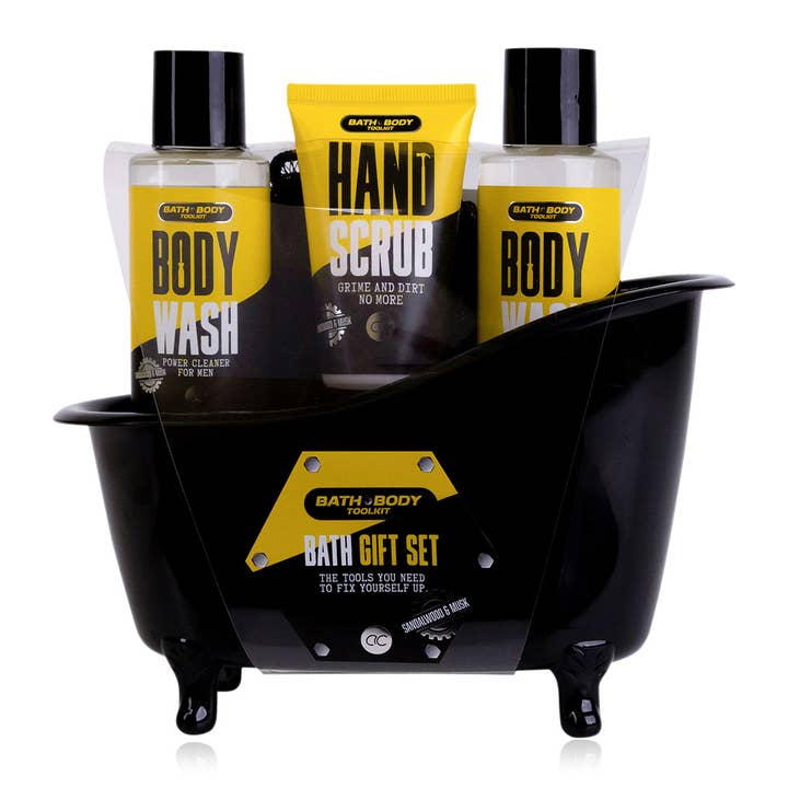 Accentra - Wholesale Bath & Body Set - Men's - Gift Set for Men Bath & Body Toolkit