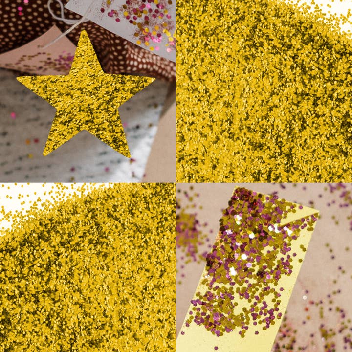 BAZIC Products - Wholesale Glitter - Glitter Shaker 1 lb Gold4