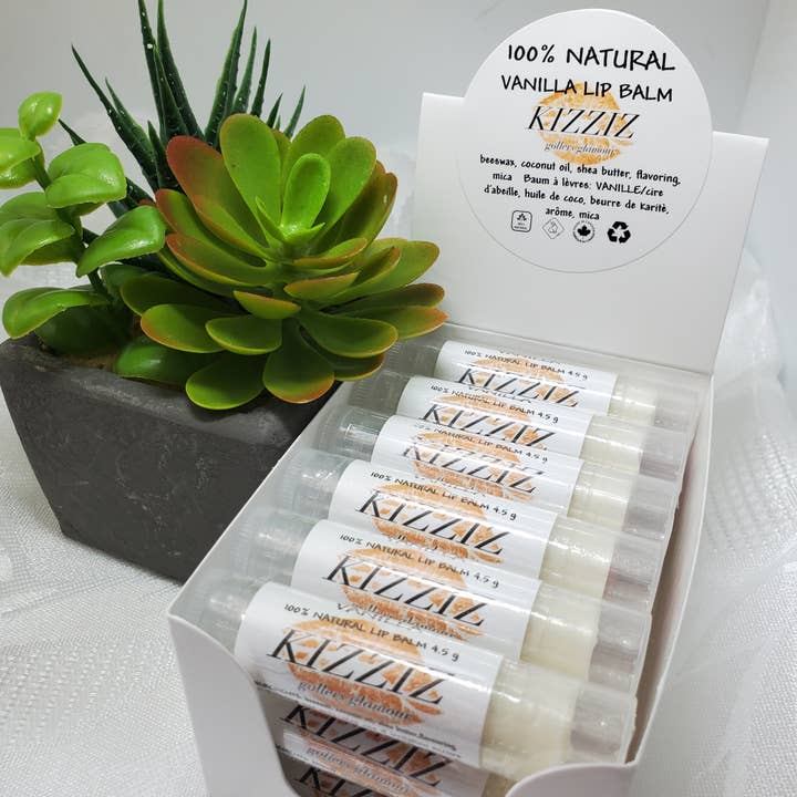 GOLLERS GLAMOUR - KIZZIZ - NATURAL LIP BALM for wholesale by GOLLERS GLAMOUR - KIZZIZ